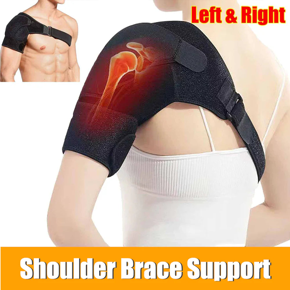 Shoulder Brace Support Compression Sleeve Torn Rotator Cuff AC Joint Pain Relief