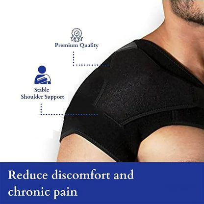 Shoulder Brace Support Compression Sleeve Torn Rotator Cuff AC Joint Pain Relief