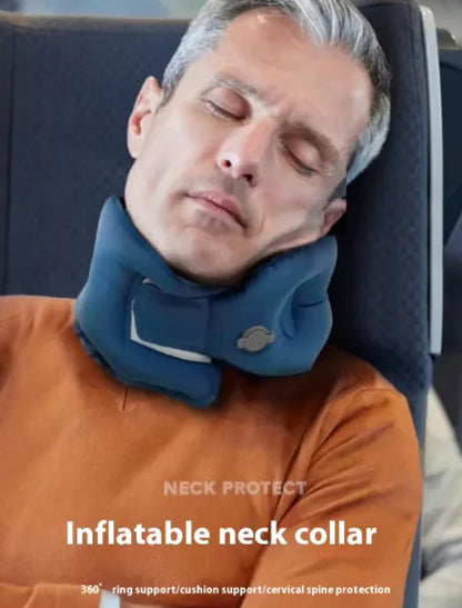 Portable Inflatable Neck Support Pillow