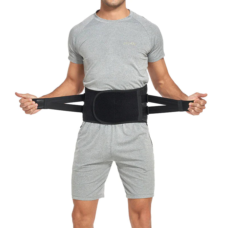 Adjustable Lower Back Brace Lumbar Support Waist Belt For Men Women Pain Relief