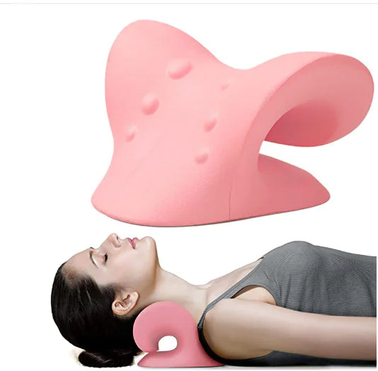 Neck Massage Pillow Neck Shoulder Cervical Chiropractic Traction Device